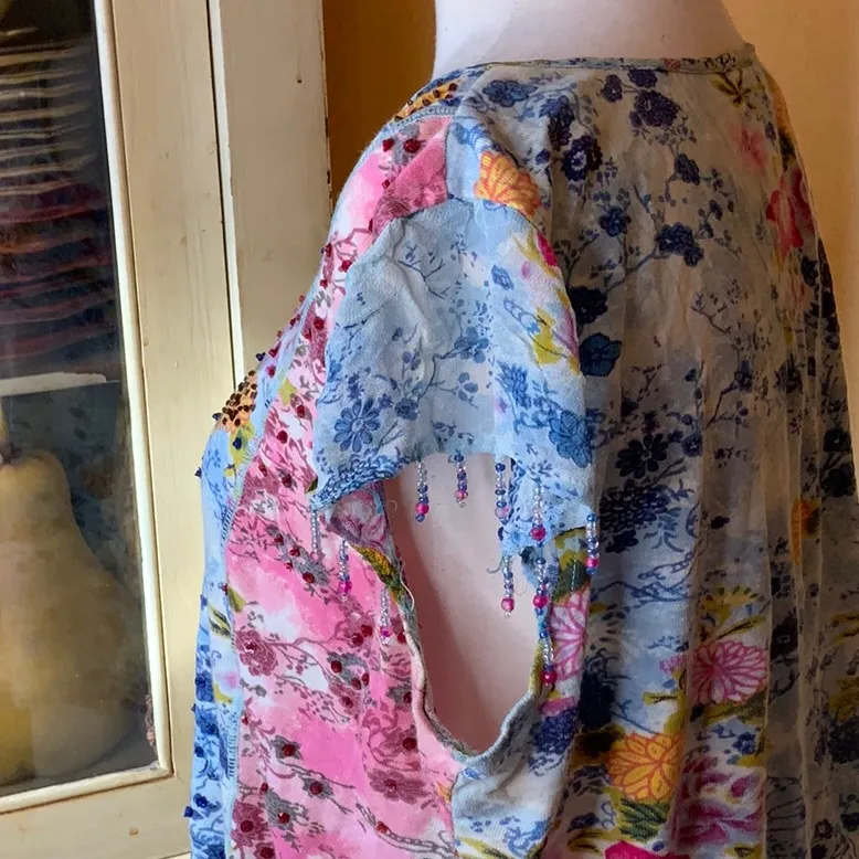 Forbidden sequined top Blue Size XL - Image 3