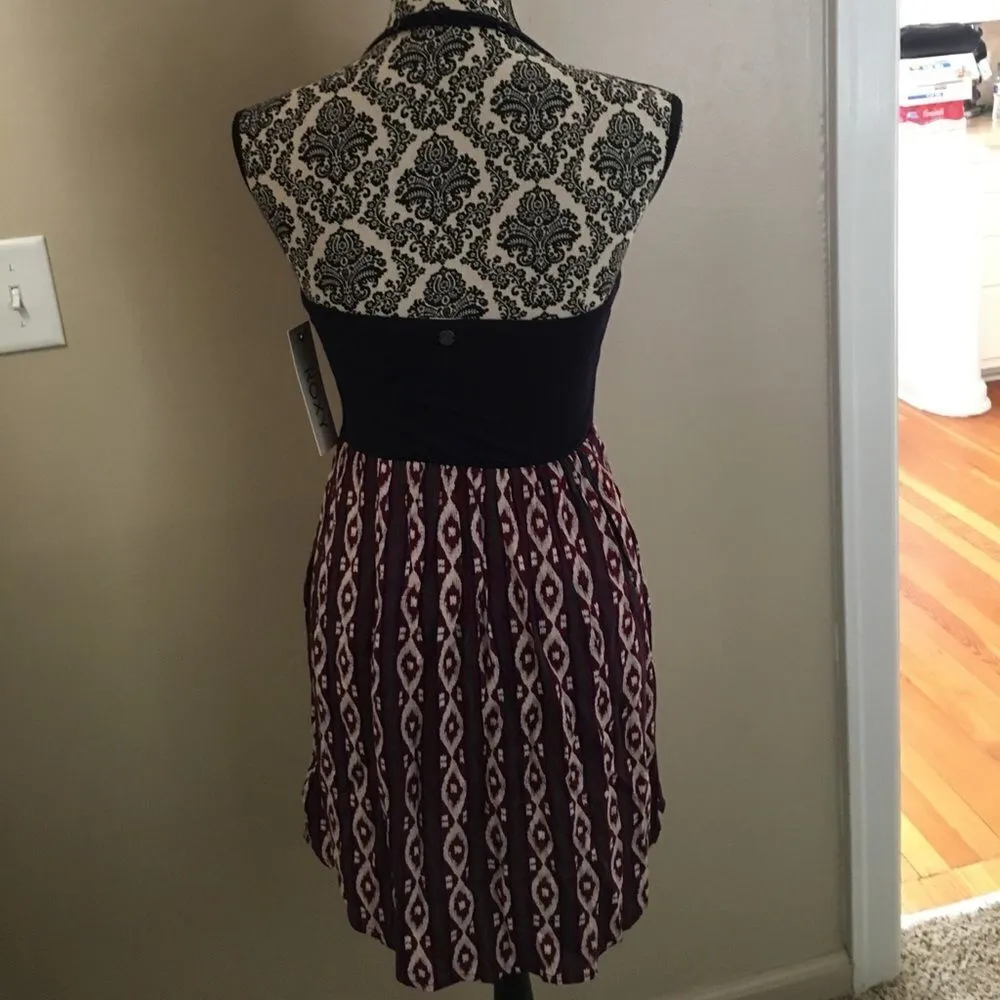 🎉 New Roxy halter tube top mini dresss size large - Image 8