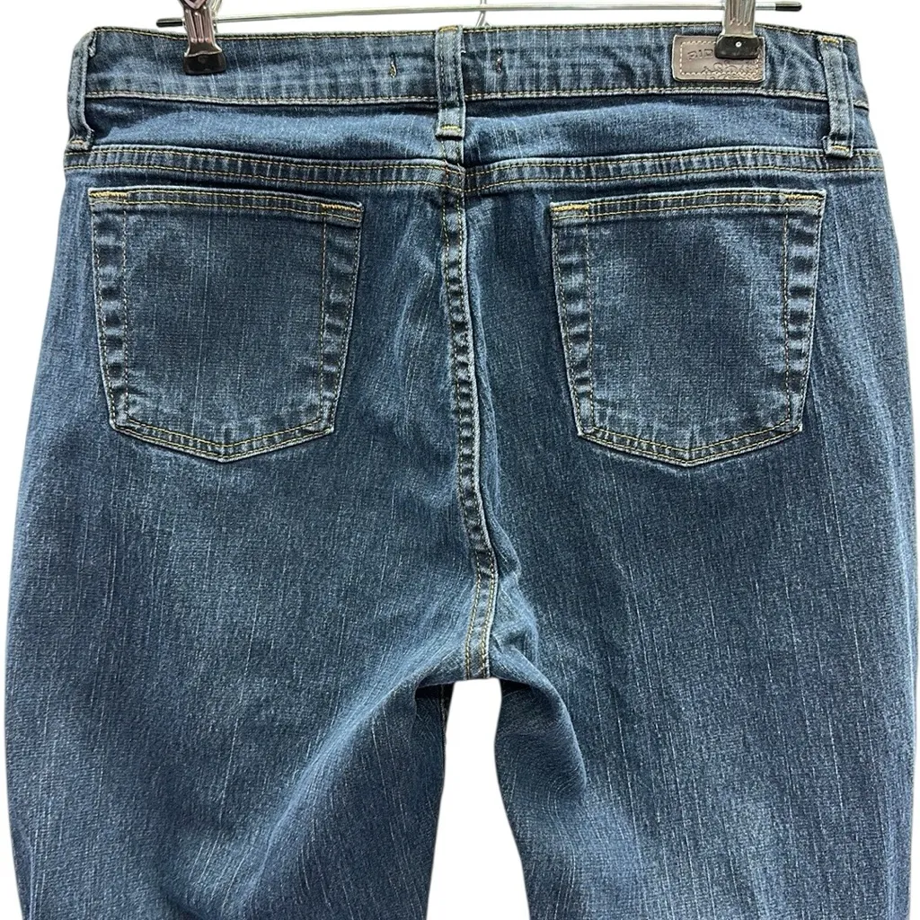 Lee Riders Stretch Denim Mid Rise Boot Cut Medium Wash Blue Jeans Womens 8 M - Image 5
