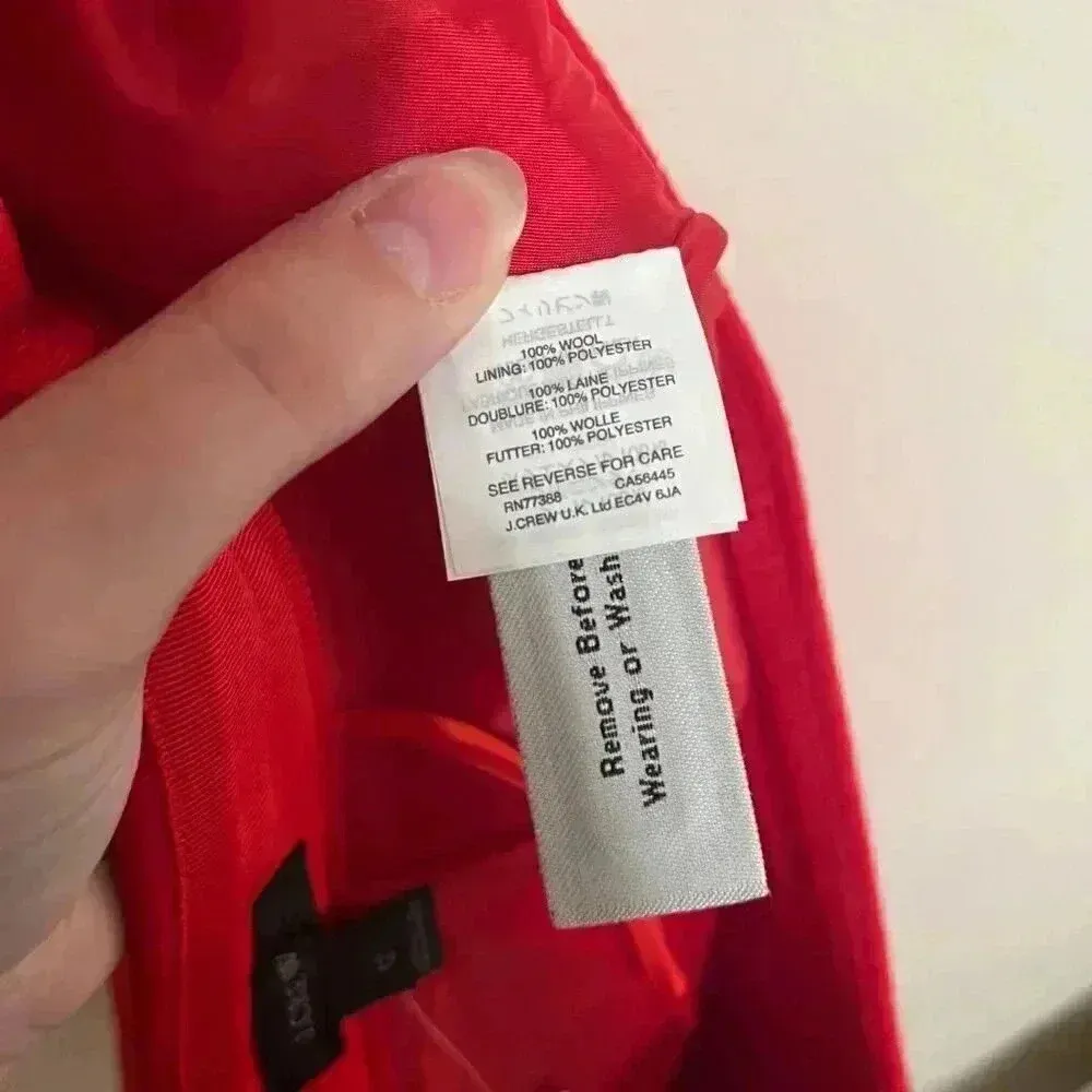 NWT J.Crew Wool Ruffle Mini Skirt - Image 6