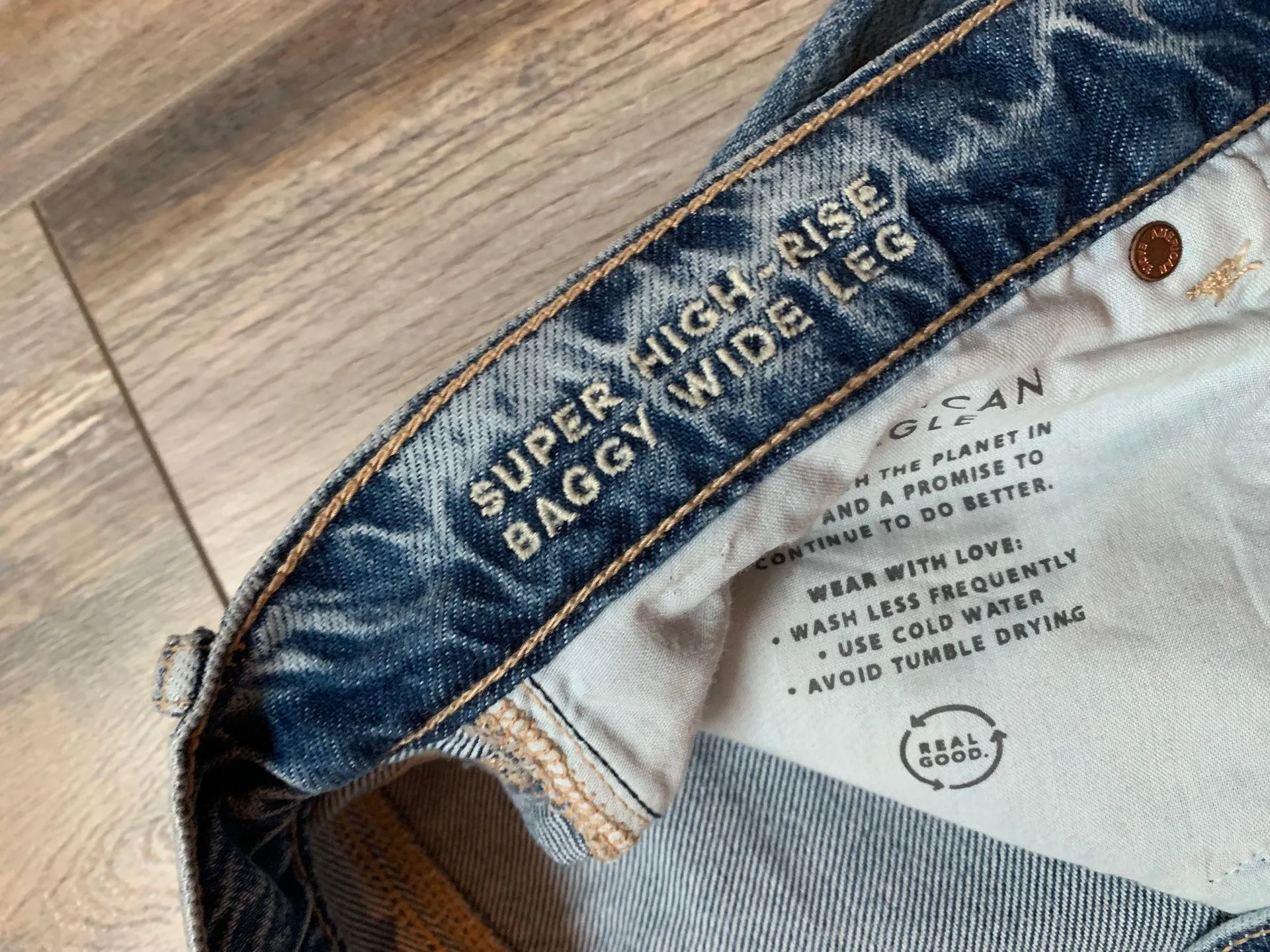 American Eagle NWT Baggy Wide Leg Jeans - Image 6