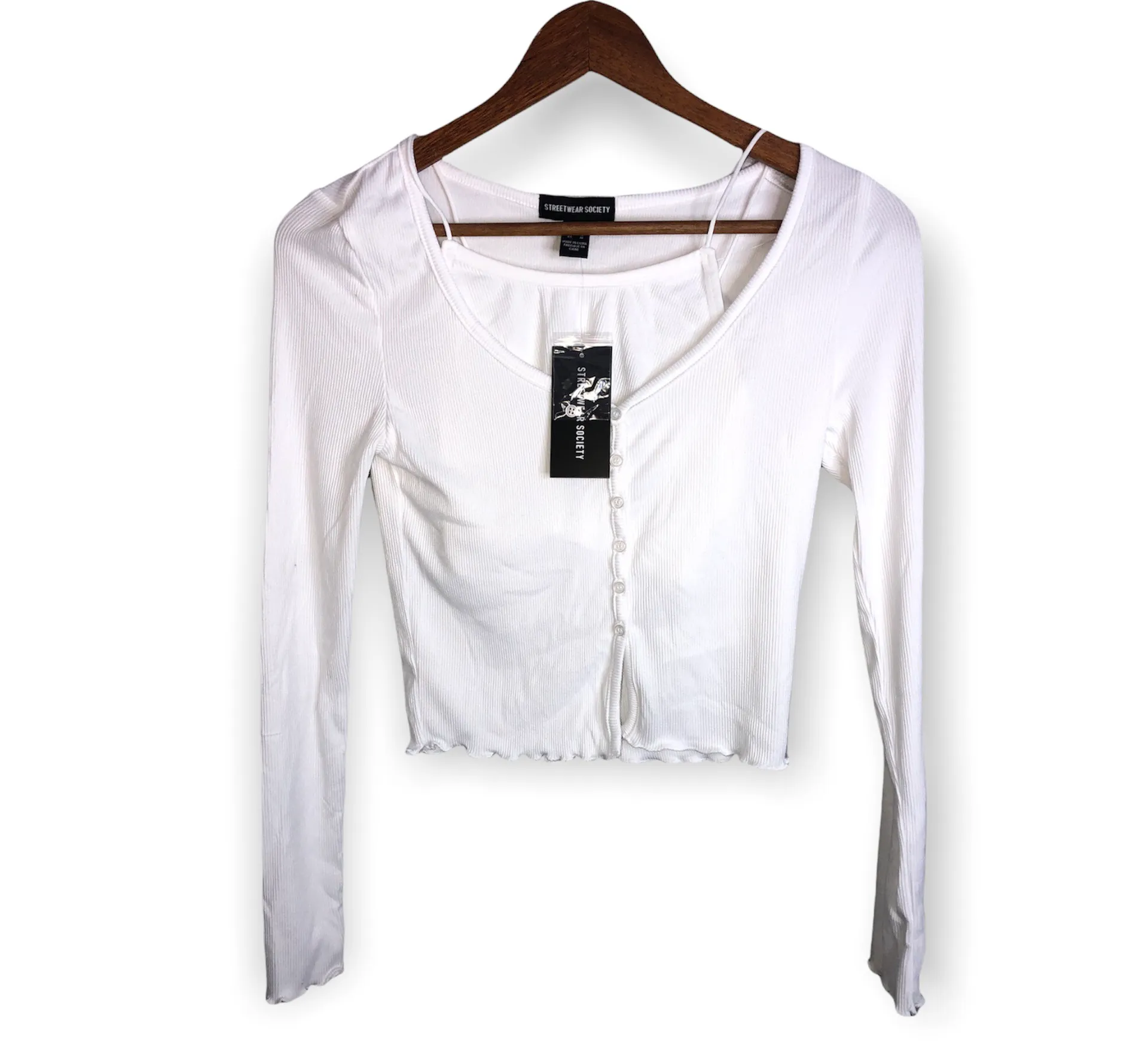 Soft Ribbed Tank And Cardigan Twin Set - Image 4