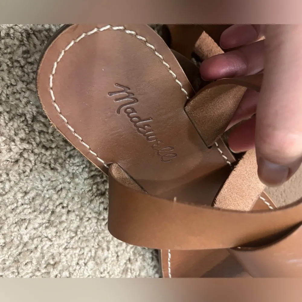 Madewell The Boardwalk Ankle-Strap Sandal  8 Leather Summer Minimalist - Image 6