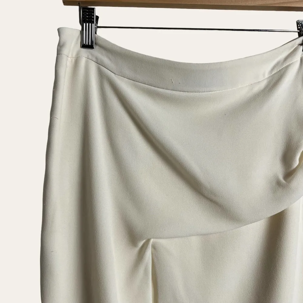 IRO Brooke Ivory White Draped Front Skirt Size L - Image 6