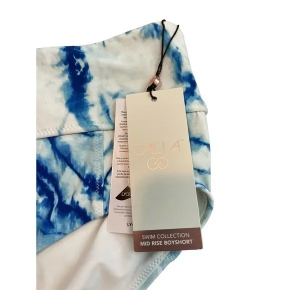 CALIA by‎ Carrie Underwood Mid Rise Bikini Swim Bottom XL Blue/ SOLD - Image 3