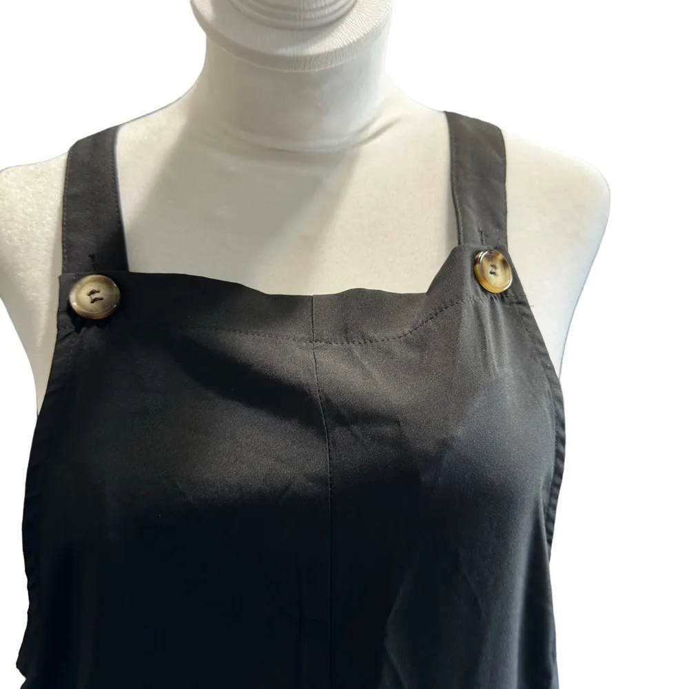 Women's small 100% polyester black overalls - Image 4