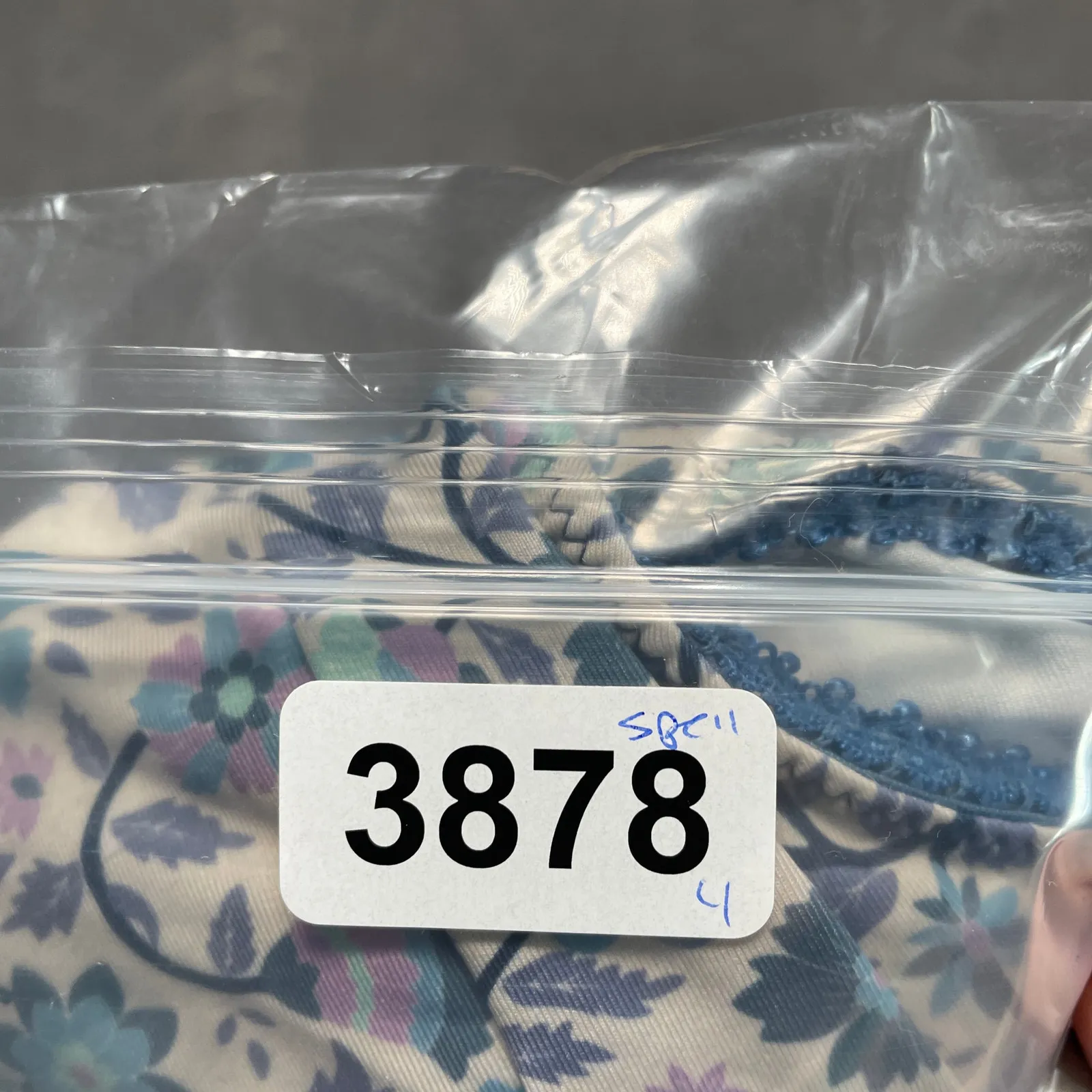 Spell Blue Dahlia Bralette Womens Large Floral Boho Comfy Lounge Adjustable - Image 7