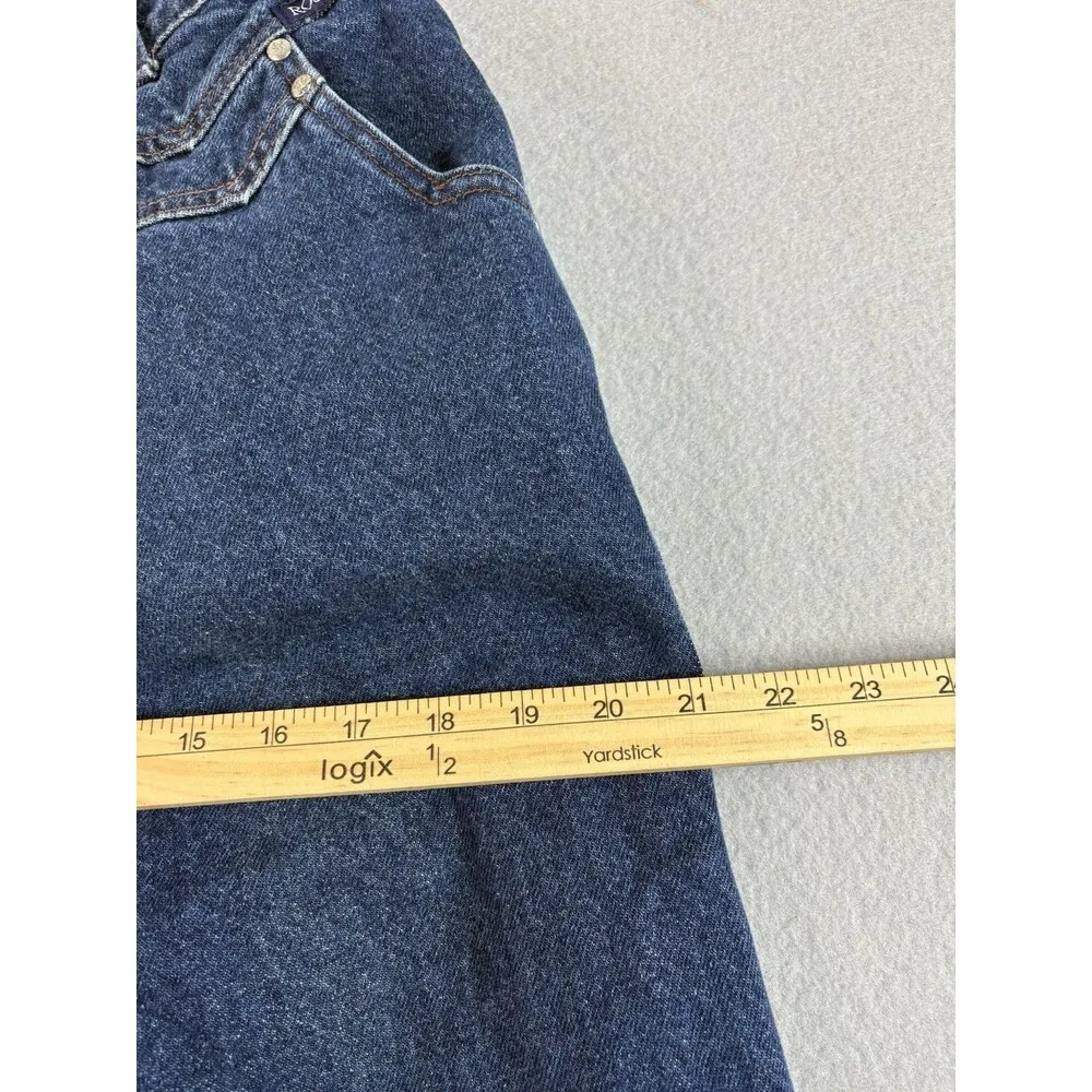 Vintage Rockies Jeans Women's 30x34 Blue Bareback Slim Long Rise 15/16 XL Size undefined - Image 6