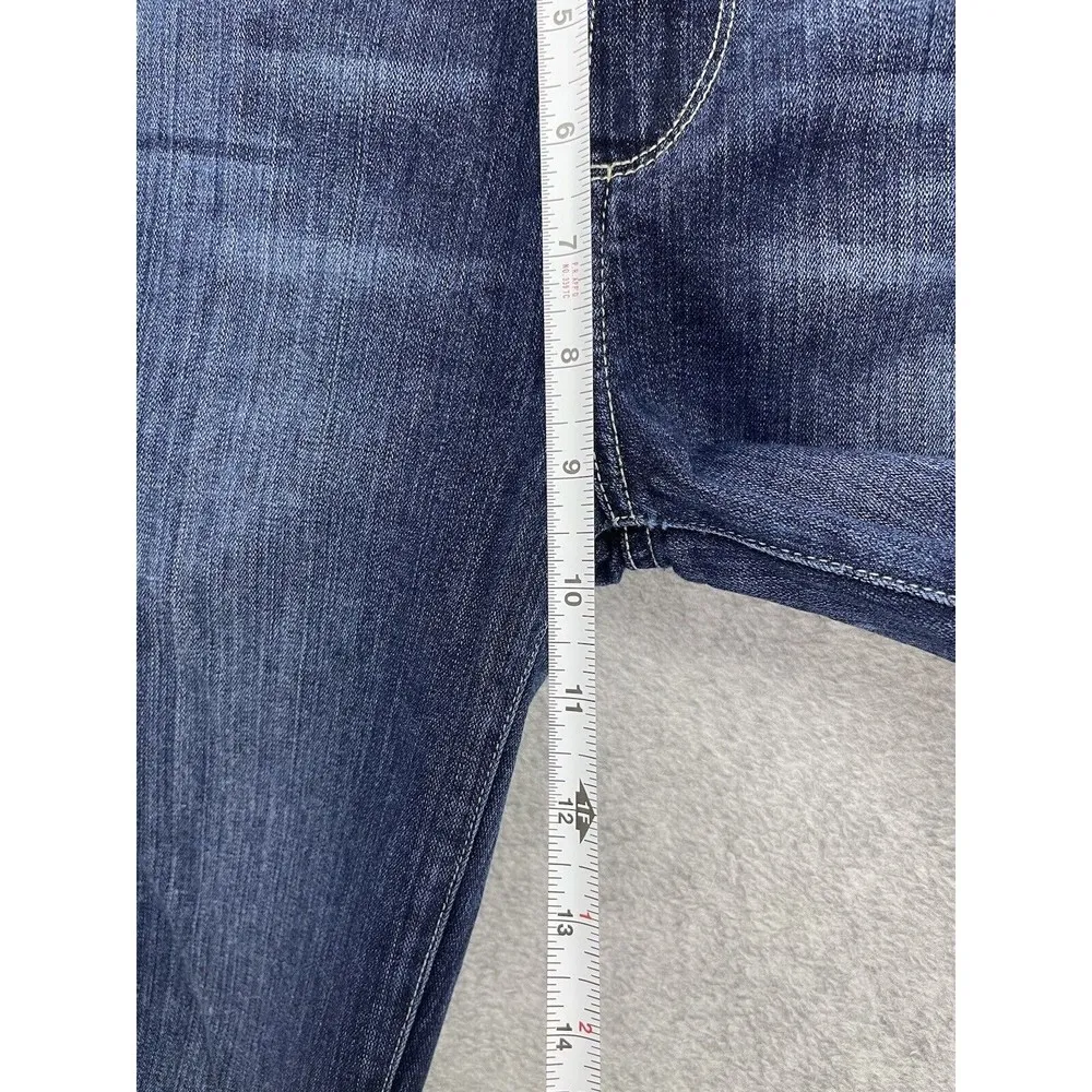 Paige Women's Blue Denim Jeans Hoxton Ankle Size 26 USA Made Cotton Blend - Image 8