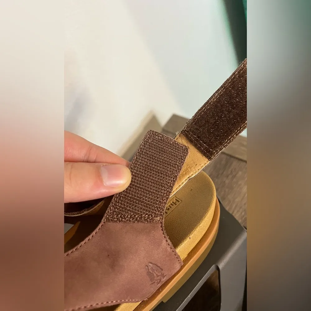 Hush Puppies Leather Suedes Pink Lilly Criss Cross Bounce Slip-on Sandal Sz 9 - Image 11