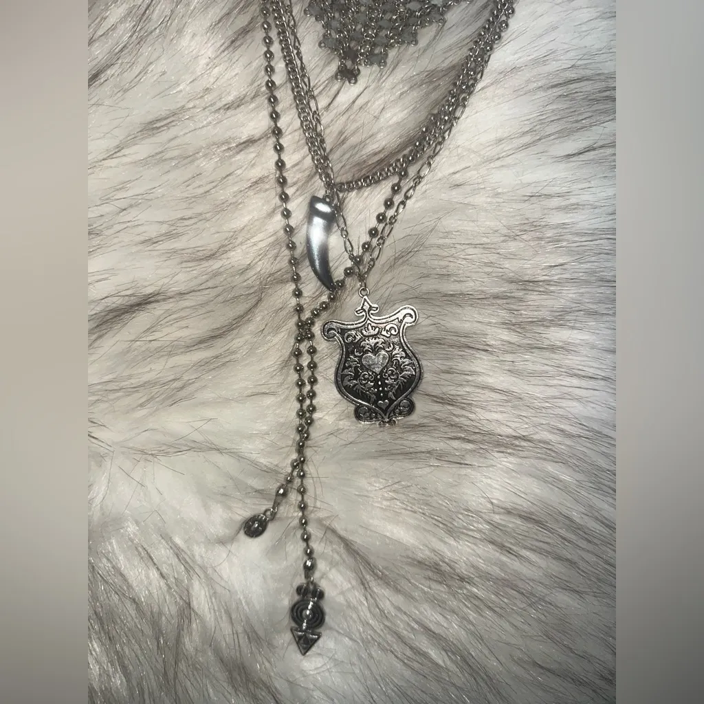 NWOT FREE PEOPLE Sage Extreme Layer Necklace - Image 10