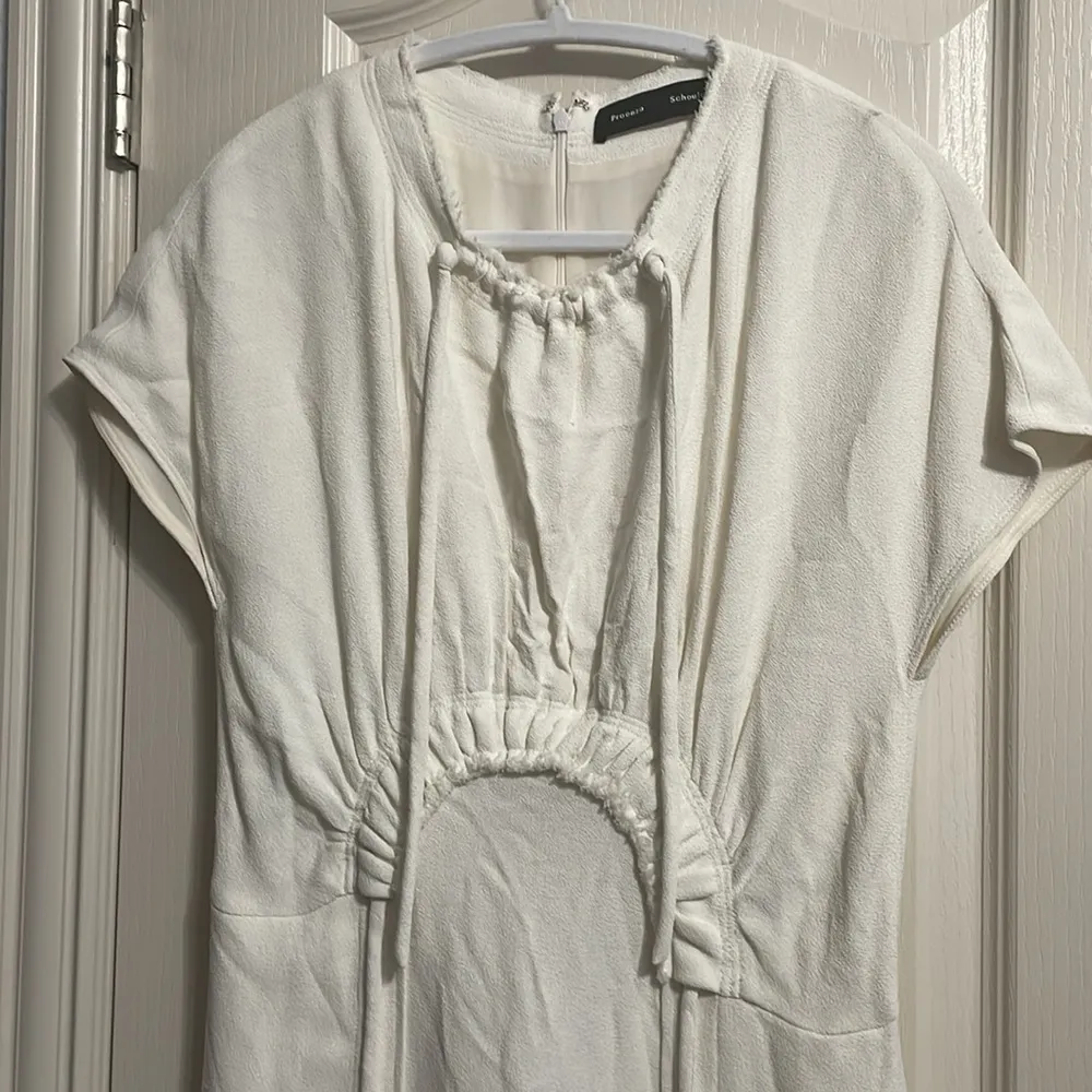 Proenza Schouler Short Sleeve Novel Tie Dress - Image 4