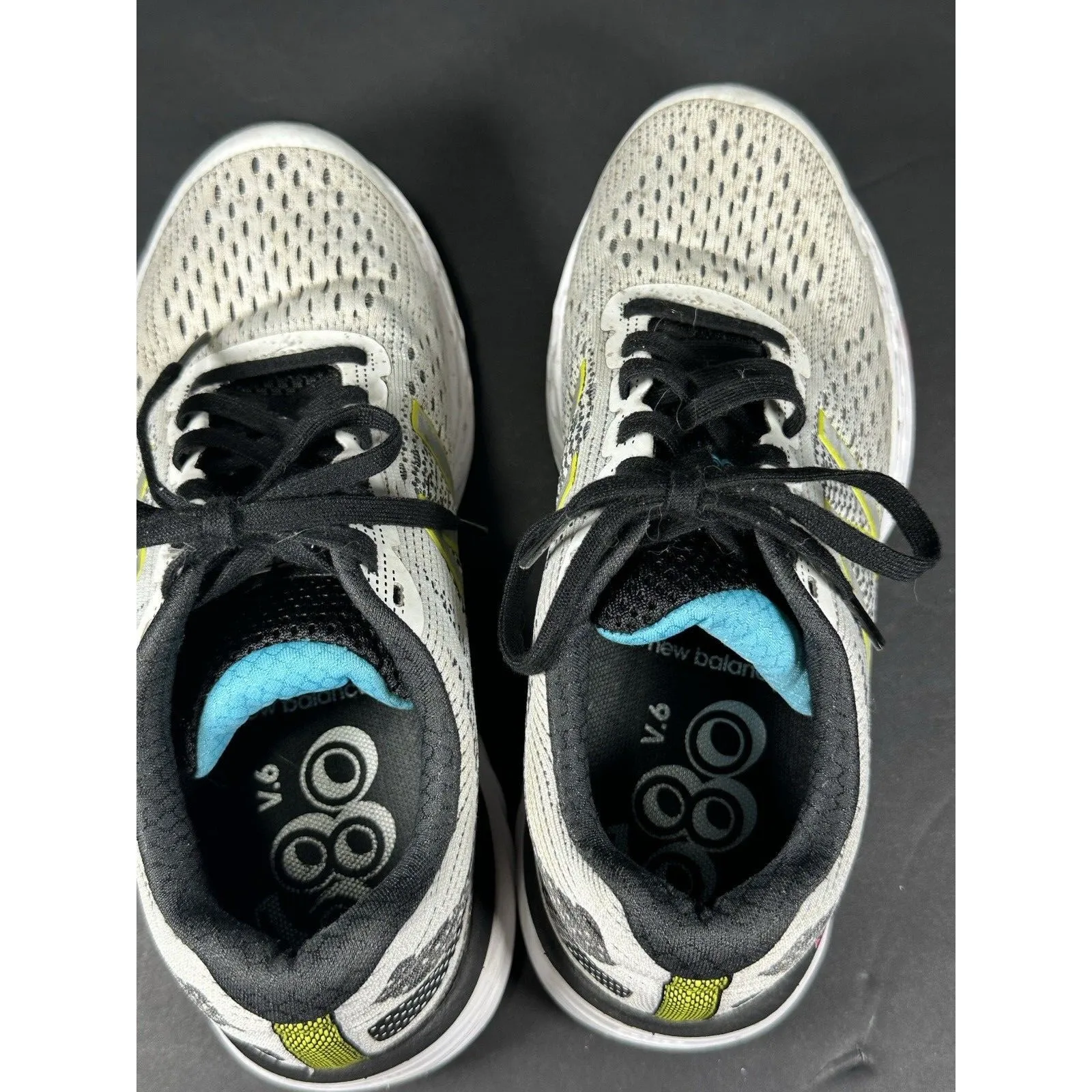 New Balance 680v6 White Grey Running Shoes Sz 8.5 - Image 9