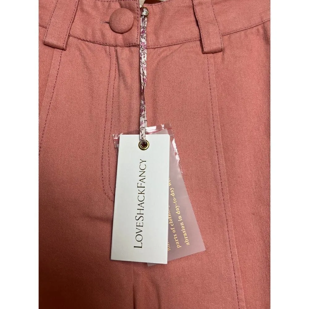LoveShackFancy Meyerson Flared Pants NWT Sz. 6 - Image 5