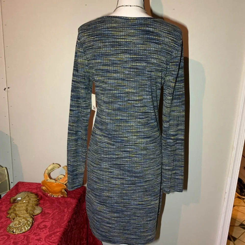 Kohl’s Blue Black Space Dye Bodycon Dress - Image 7