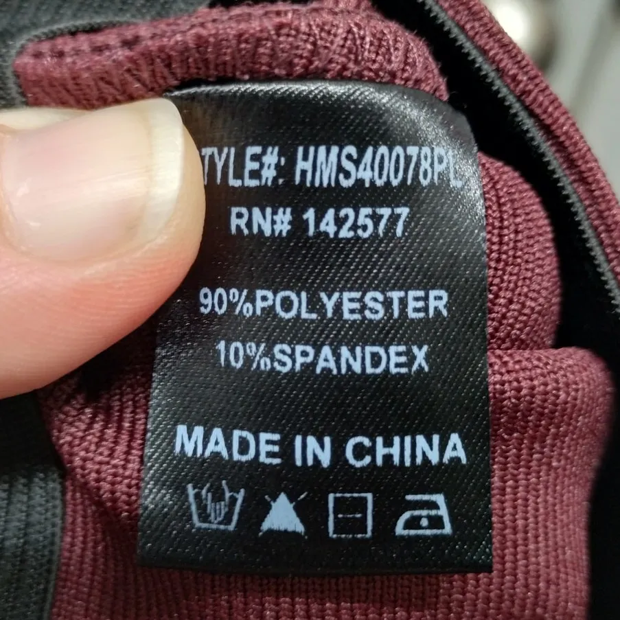 Haute Monde Size 3XL Burgandy Wine Curvy Pencil Bodycon Tight Skirt NWT - Image 5