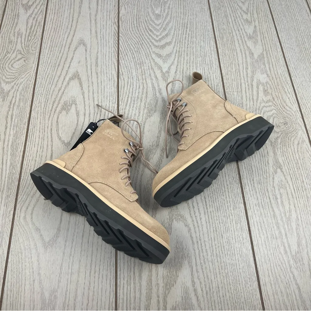 Sorel Women's Hi-Line Lace Boot US6 Canoe / Tawny Buff $185 - Image 3