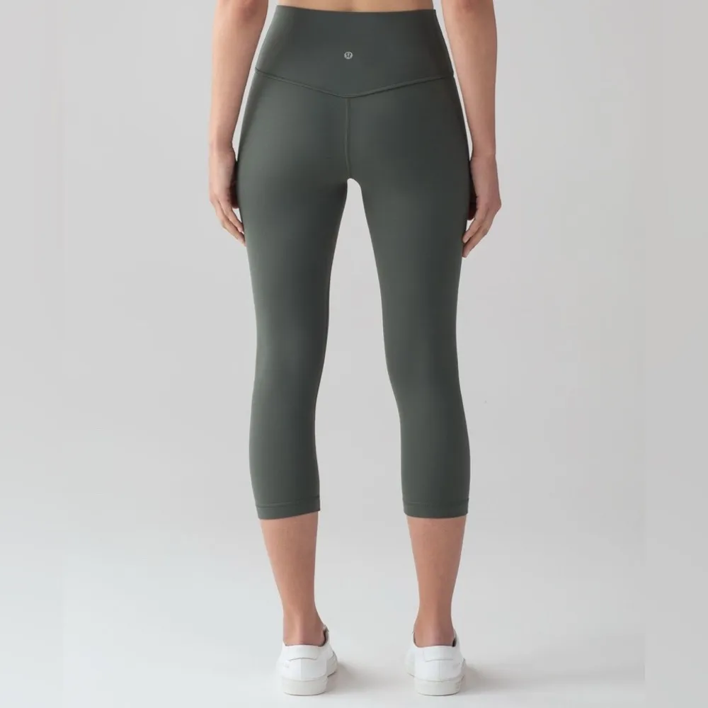 Lululemon  Align Crop (19") Dark Forest 2 - Image 2