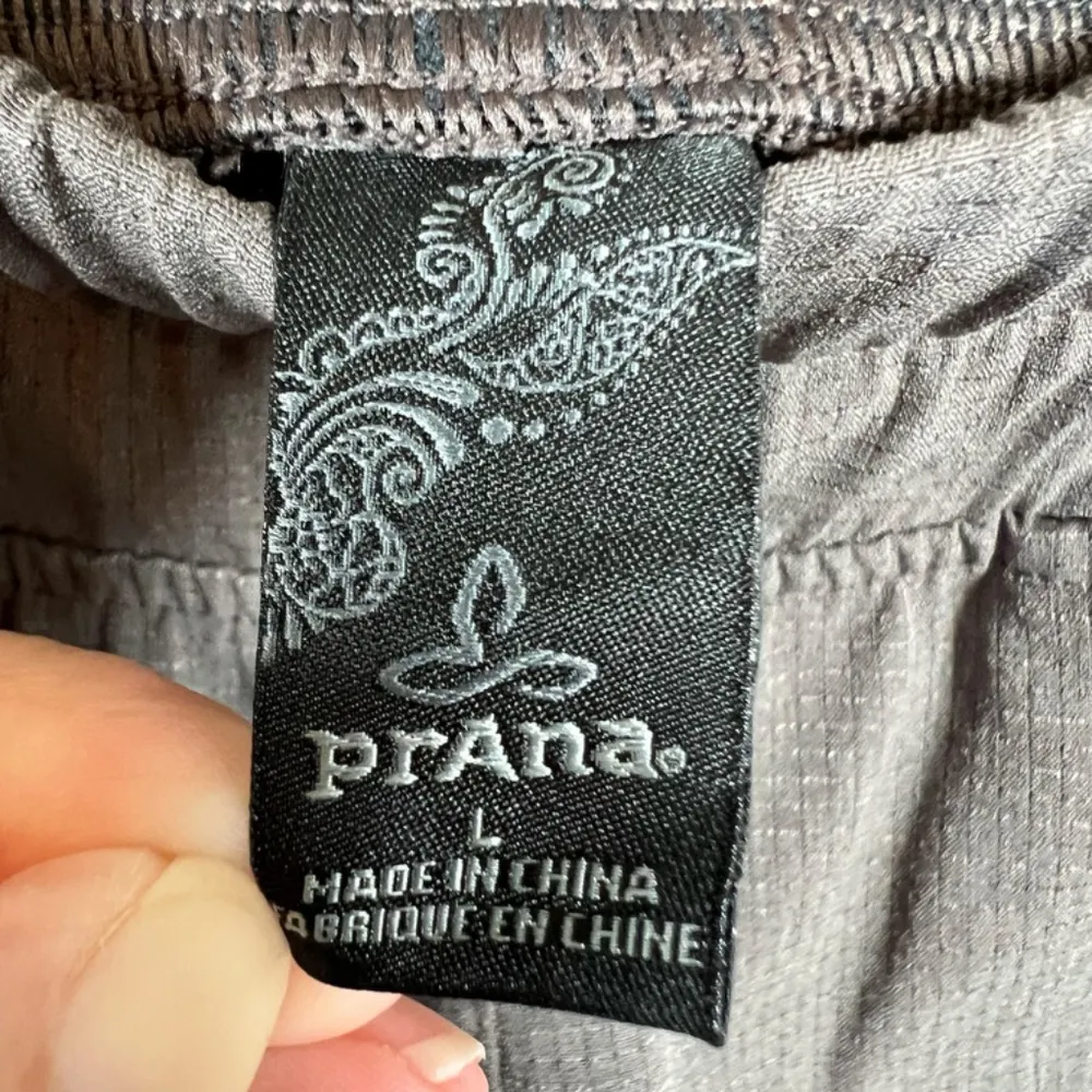 PrAna Womens Hybridizer Pants Brown Pocket Hiking Outdoor Campcore Stretch Large - Image 5