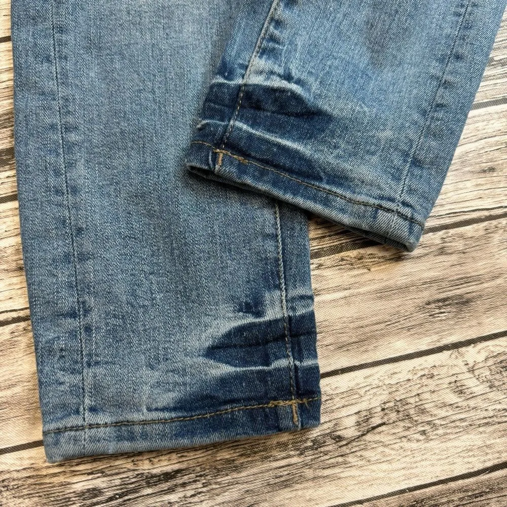 DL 1961 Women's Florence Cropped Instasculpt Skinny Perry Jeans 27 Medium Blue - Image 7