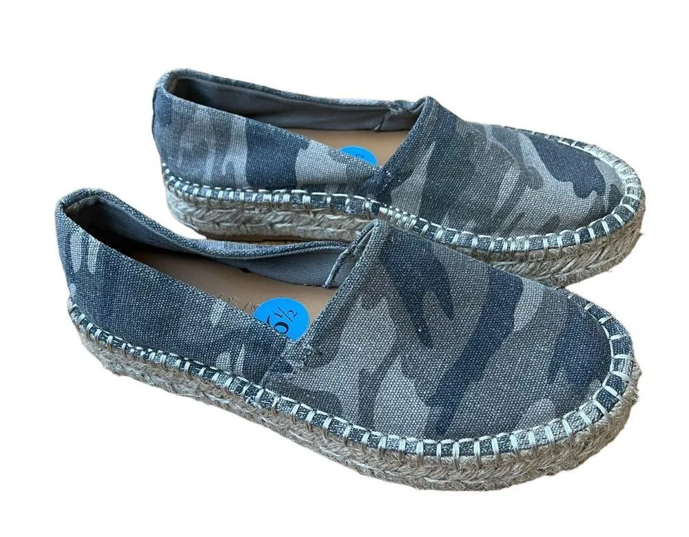 Splendid Laney Green Camo Platform Espadrilles - Image 5
