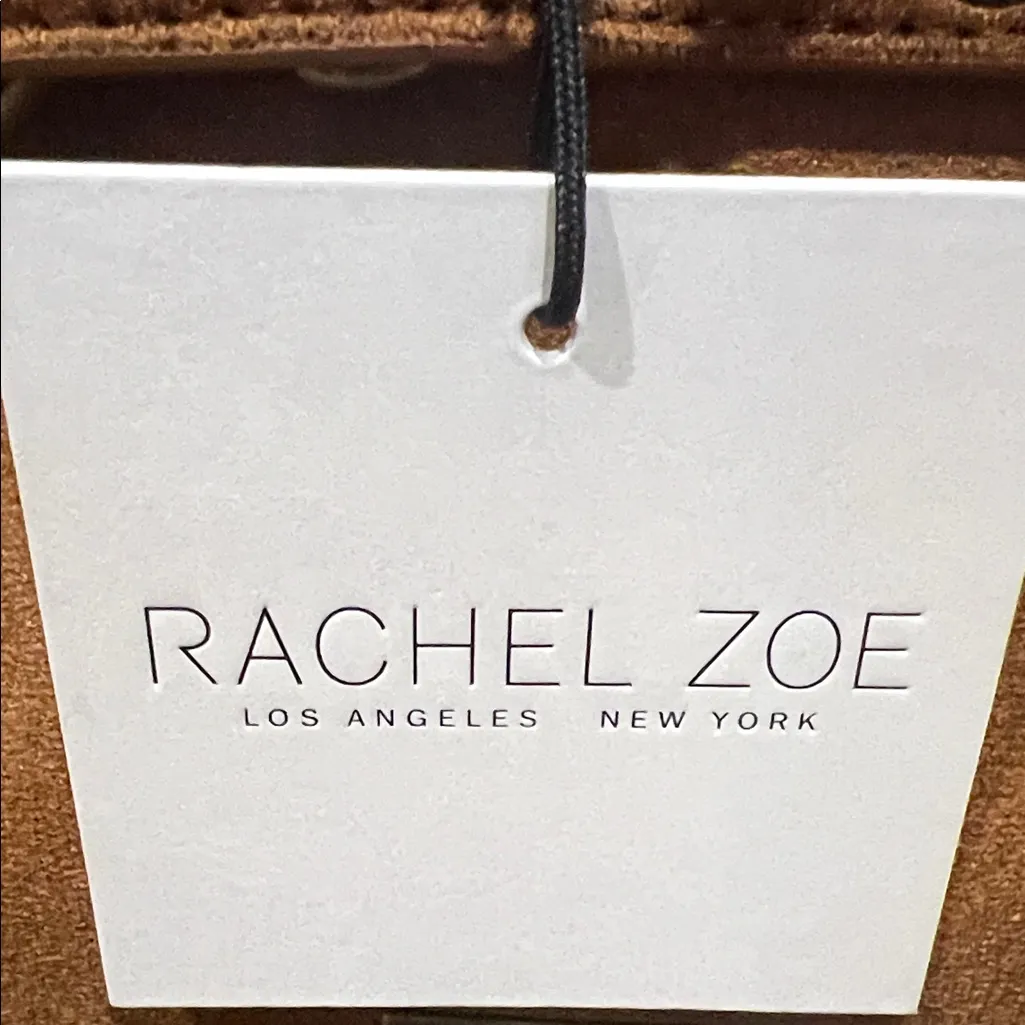 Rachel Zoe | Faux Suede Satchel w/ Crossbody Strap - Image 2