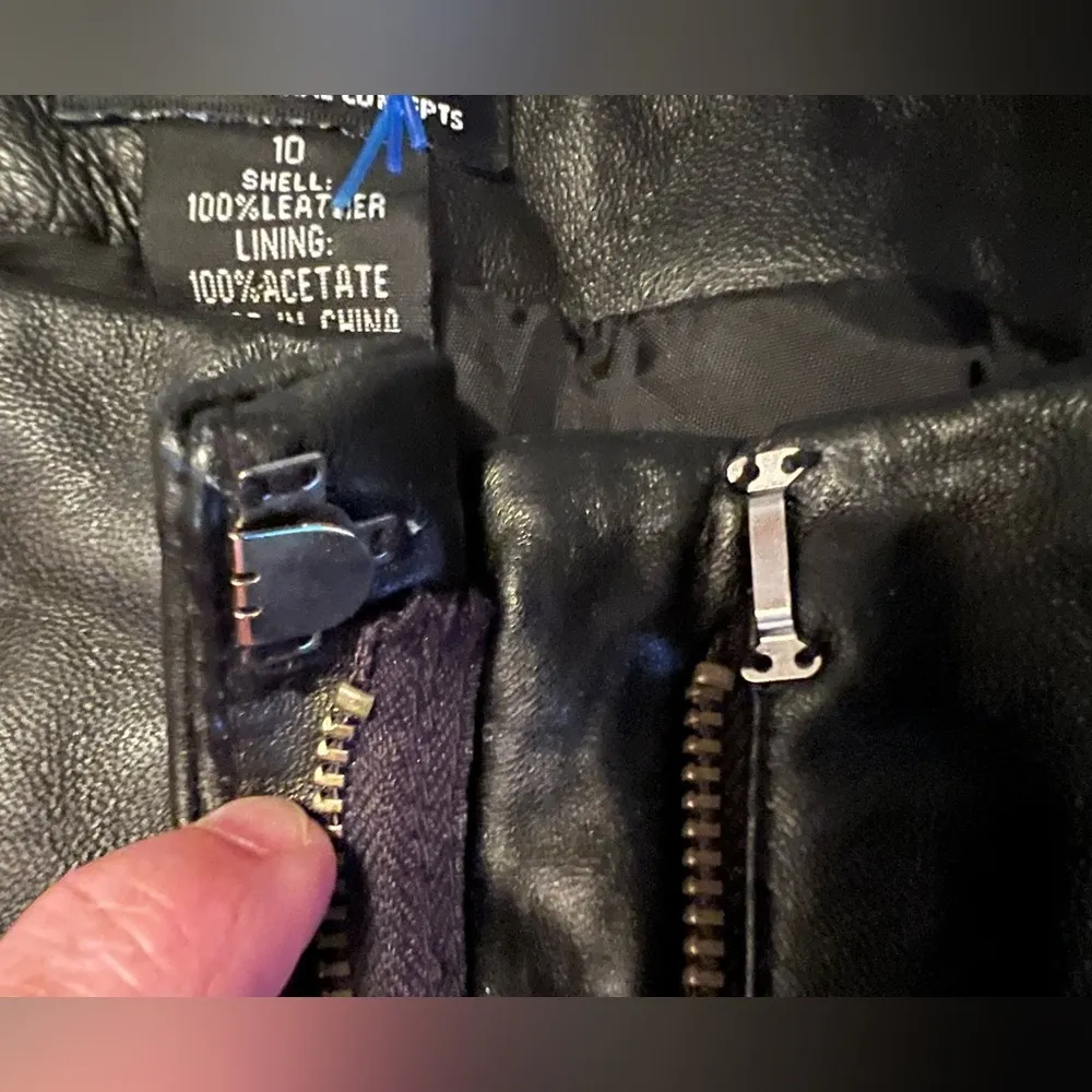 I.N.C. | womens leather pants. Size: 10 - Image 9