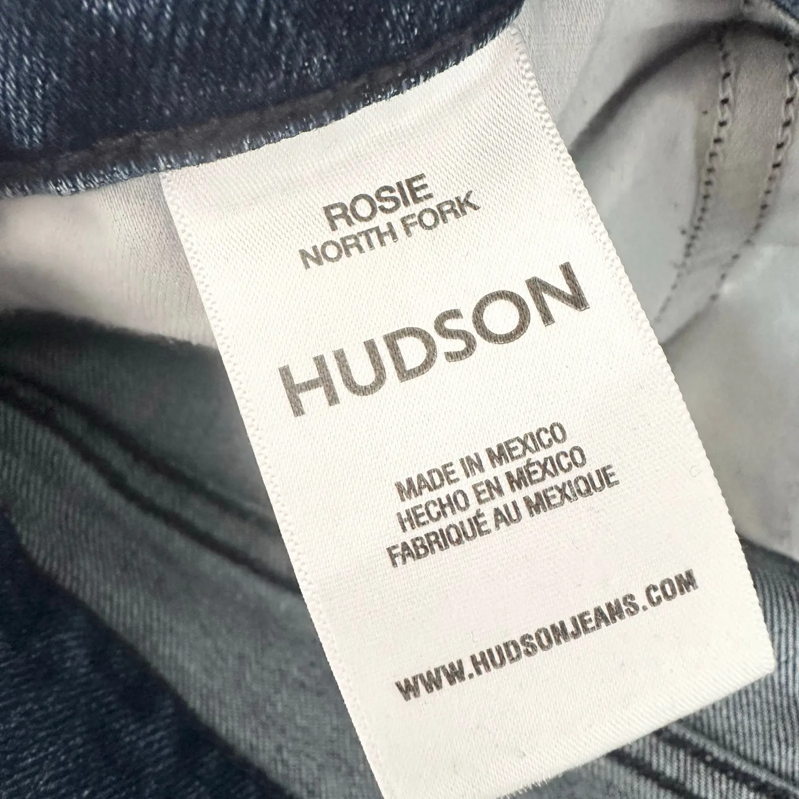 Hudson Denim Rosie High Rise Wide Leg Jeans in North Fork Wash Waist 31 - Image 10