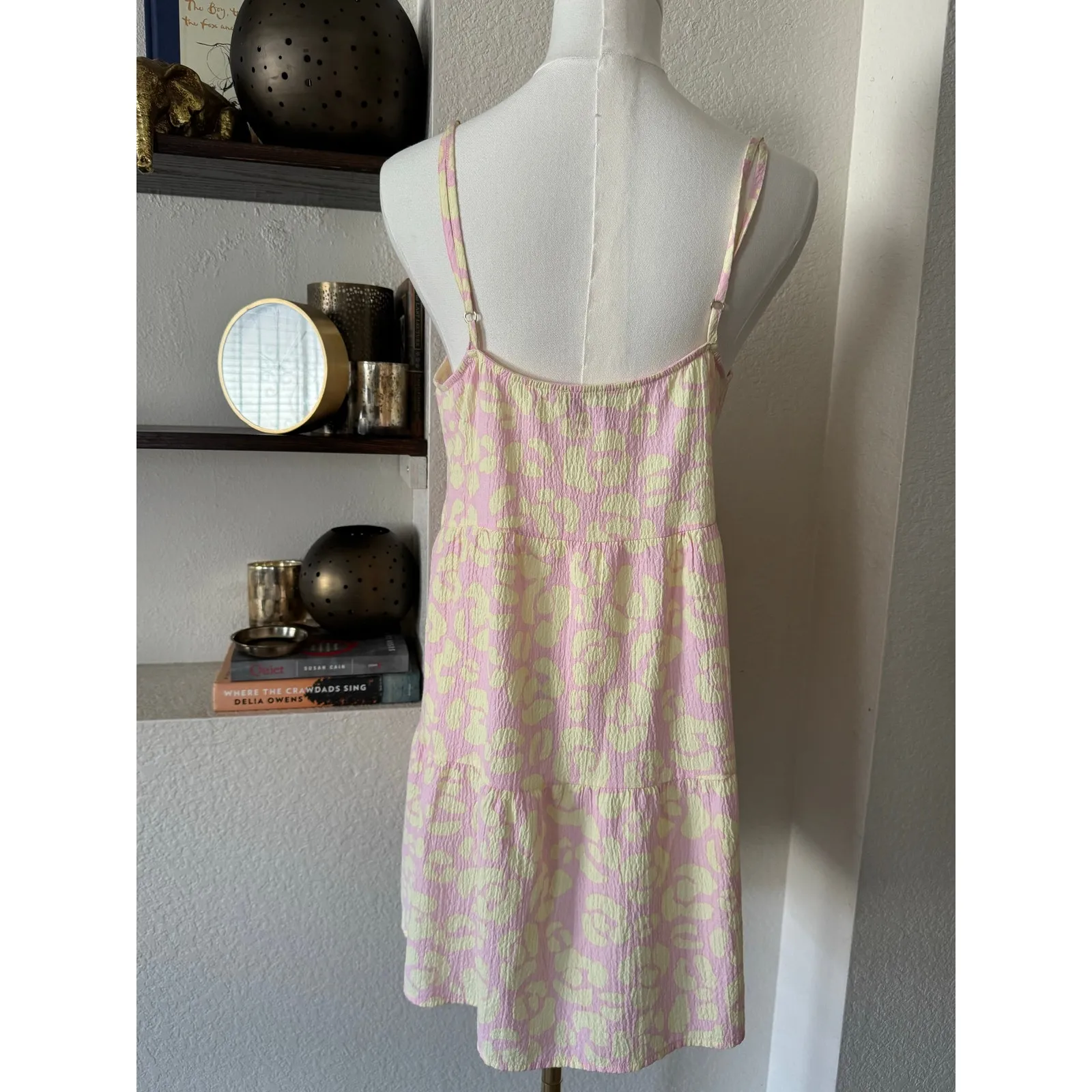 Show Me Your Mumu Caroline Mini Dress Lemonade Cheetah Size XS NWOT - Image 5