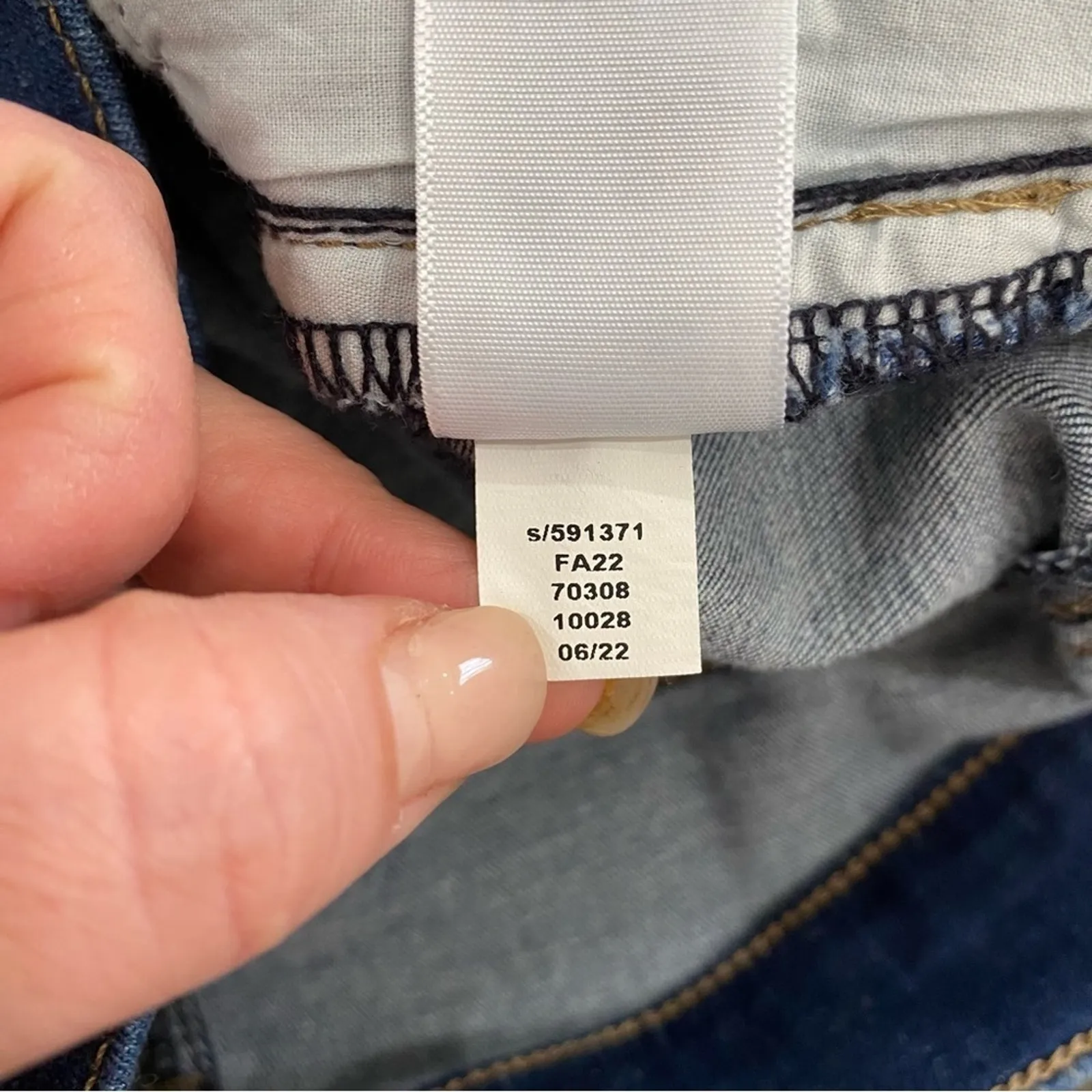 Loft The Legging Jeans Size 6 Dark Wash High Rise Skinny Stretch Denim NWT - Image 9