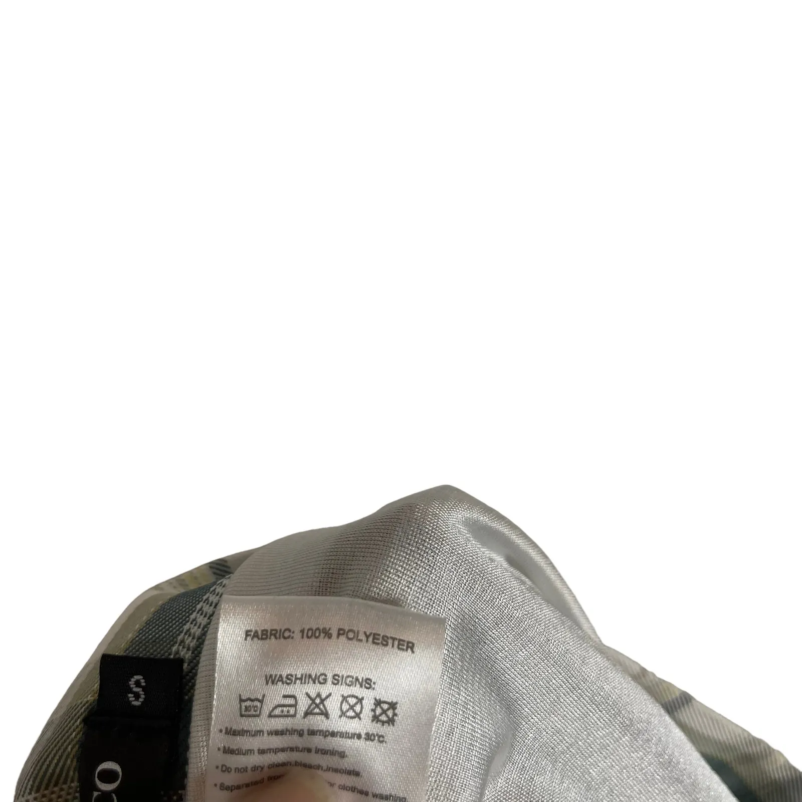 Urban Coco Women's Size Small Green Cream Plaid School Uniform‎ Mini Skirt - Image 7