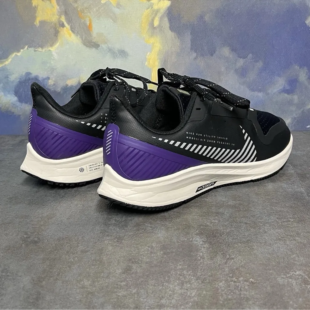 Nike Air Zoom Pegasus 36 Shield Women's Black Trail Running Shoes Size 7.5 - Image 10