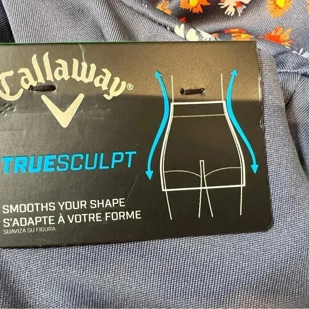 Callaway TrueSculpt Floral Block Flounce Hem Golf Skort- Size L (NWT) - Image 5