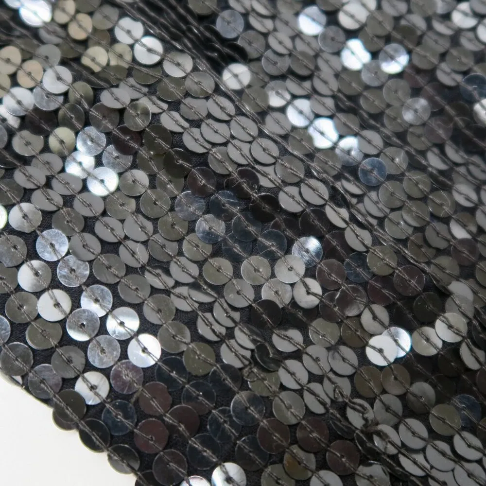Vintage 80s Black Sequin Pants - Image 5