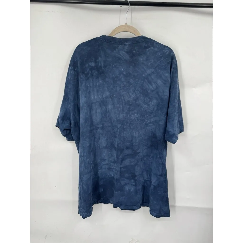 The Mountain Pit bull Graphic Short Sleeve Tee Women XXL Blue Retro Casual - Image 2