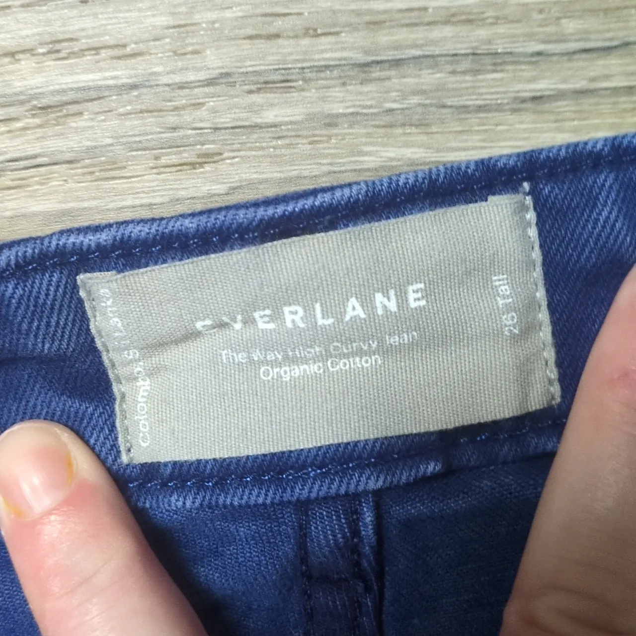 Everlane Purple The Way High Waisted Curvy Jeans Size 26Tall - Image 2