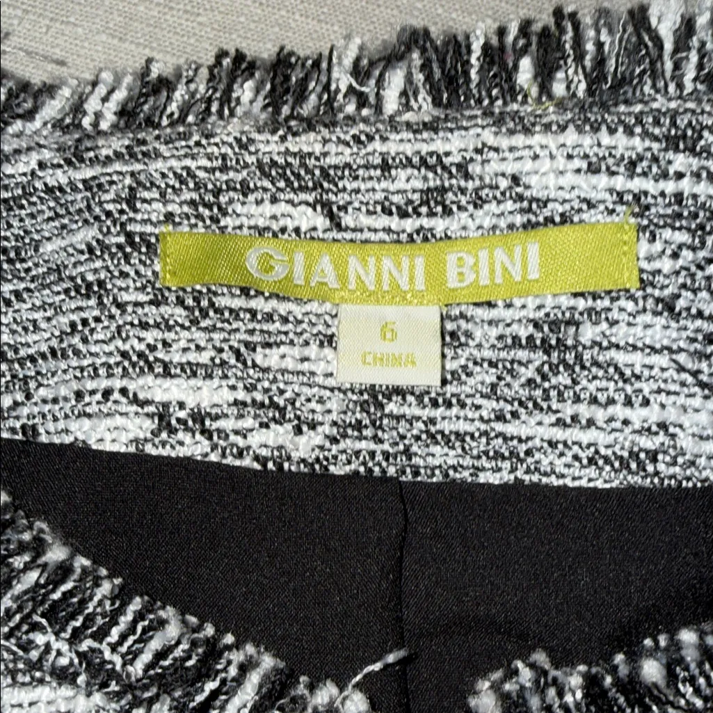 Gianni Bini Textured Tweed Zip-Front Jacket - Image 11