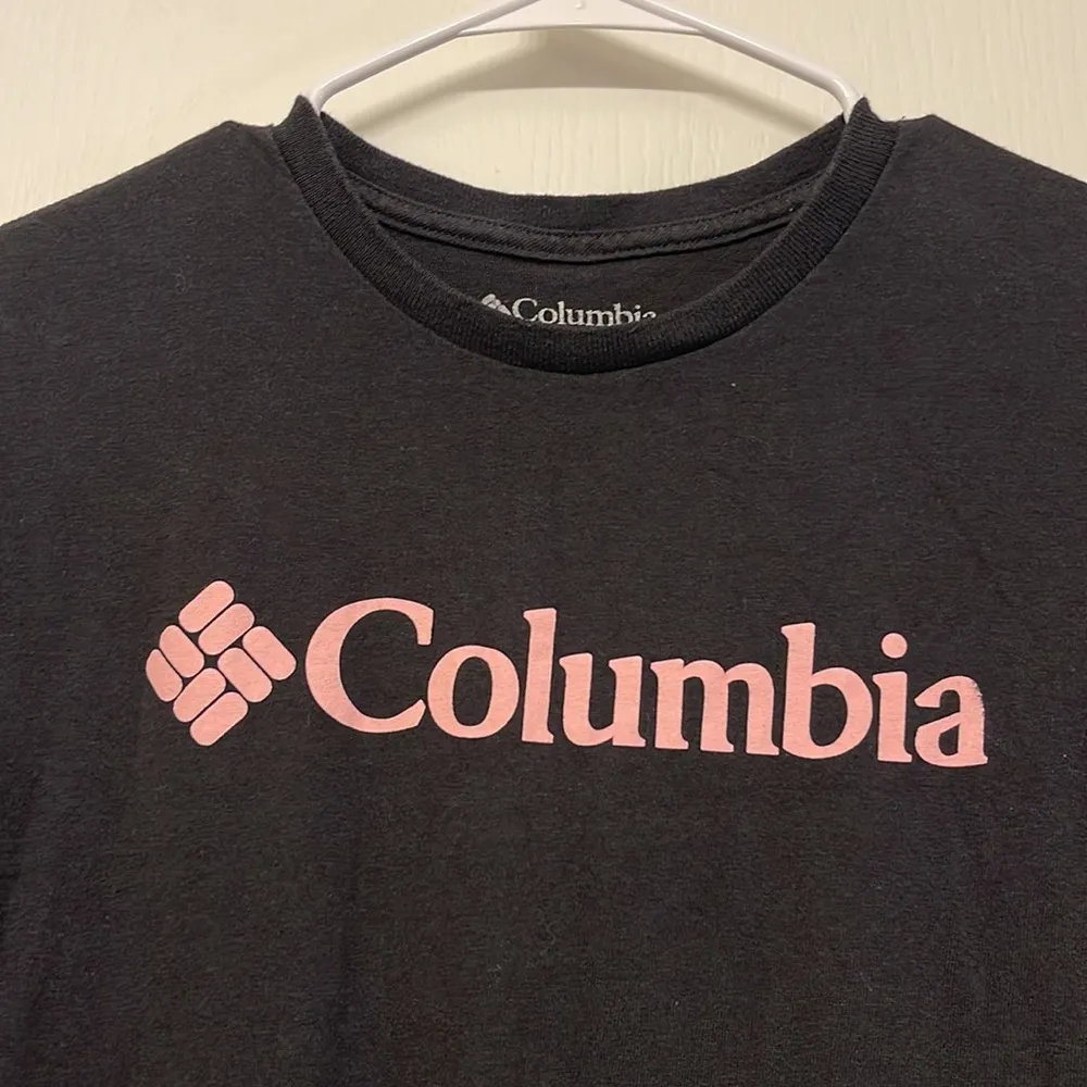 Women's Columbia Trek SS Iconic Graphic Boyfriend Shirt Size Large GUC #4727 - Image 3