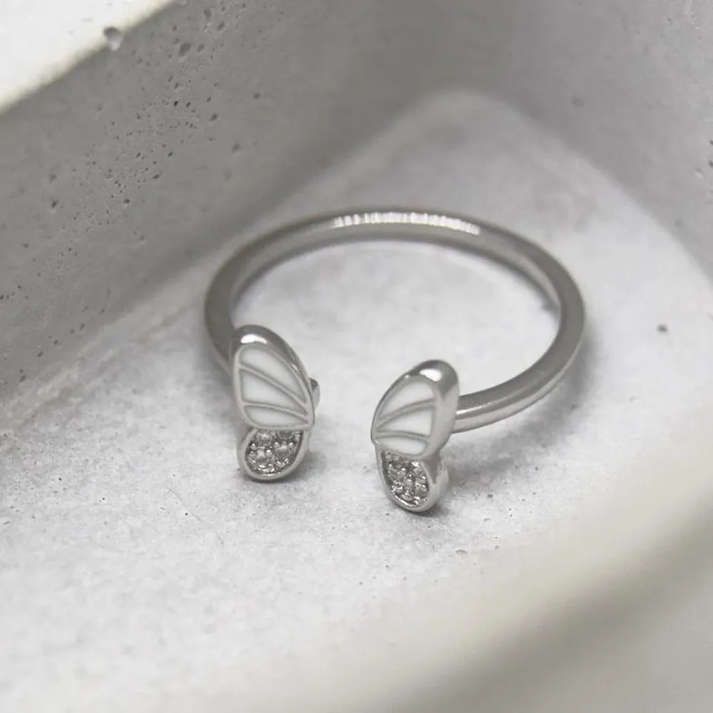 Sterling Silver Butterfly Wings Ring - Image 4