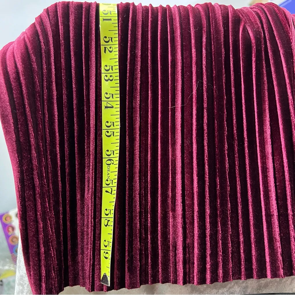 Velour one piece maroon burgundy Jumpsuit SHEIN curve 2xl - Image 7