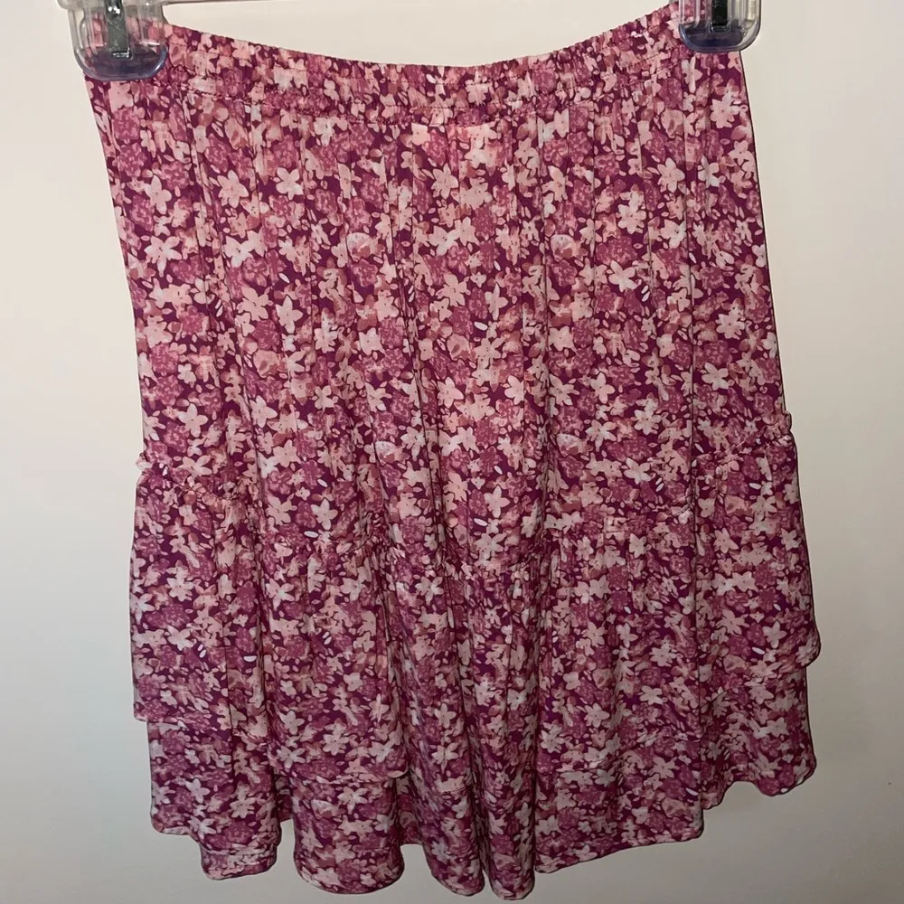 Kivari Riley Ditsy Mini Skirt Pink Size XS - Image 2