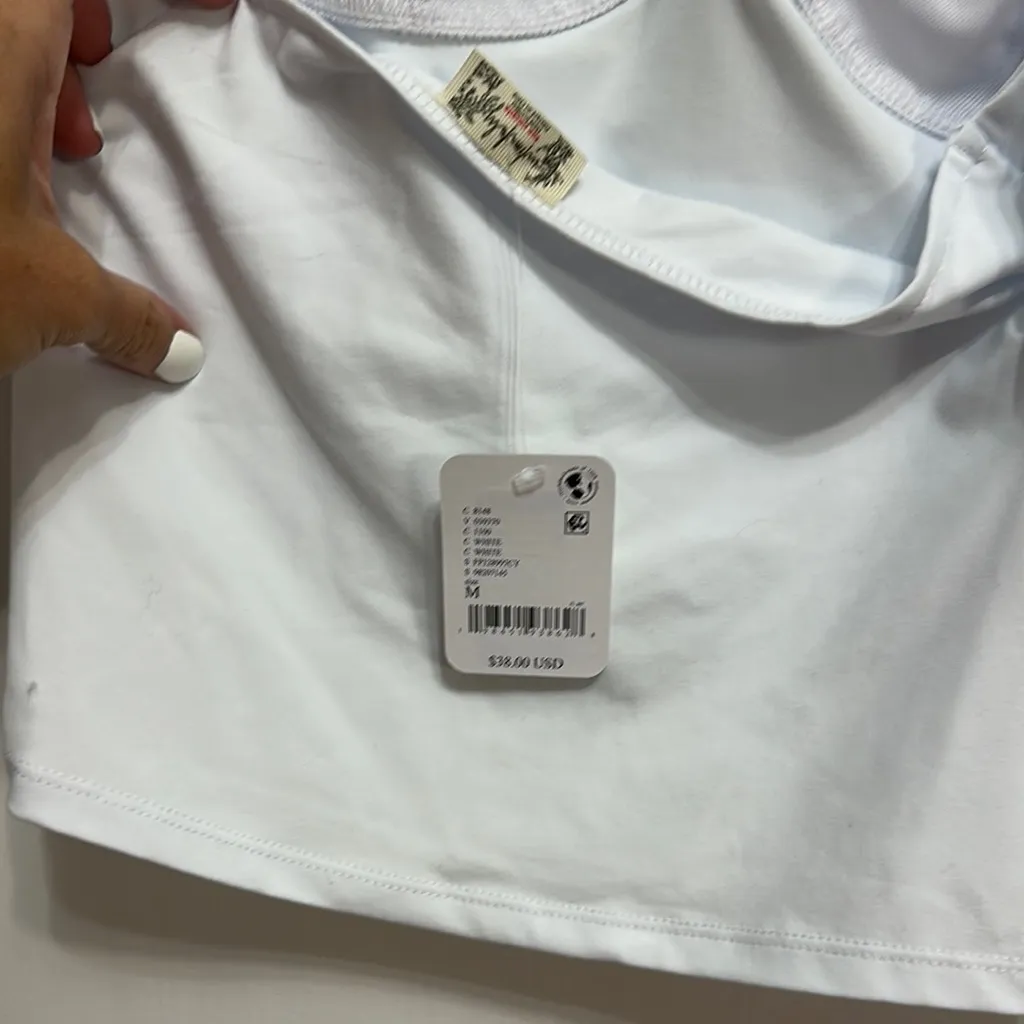 Free People White still‎ here tank top NWT - Image 3