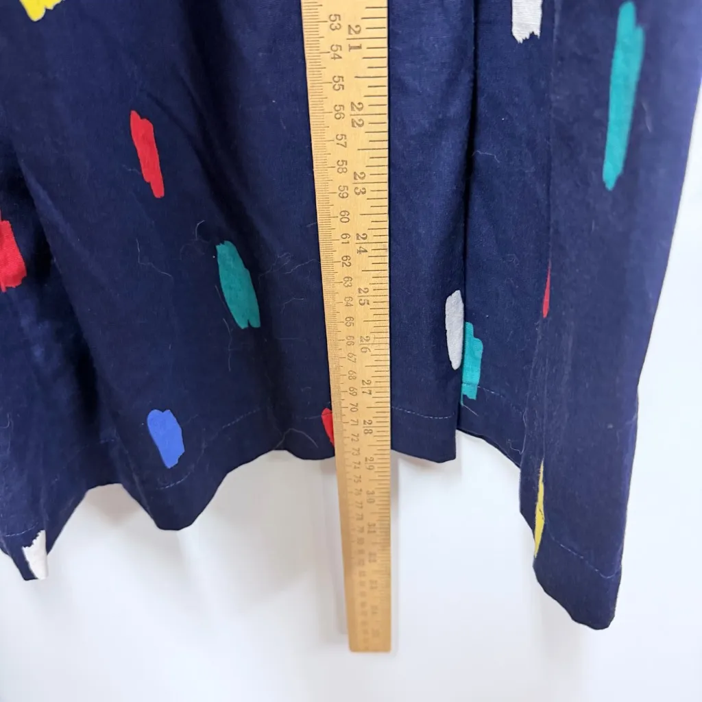 Vintage handmade pleated waist skirt w/stretch waistband size estimate medium - Image 7