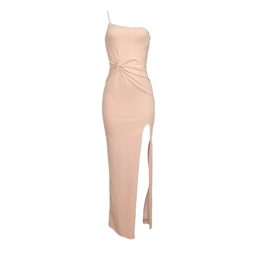 NOOKIE Lust One Shoulder Gown, Blush, Medium - Image 13
