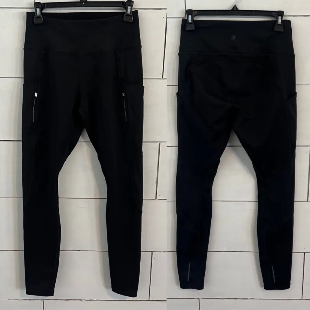 ATHLETA High Traverse Tight Black Leggings. Size Small. EUC - Image 2