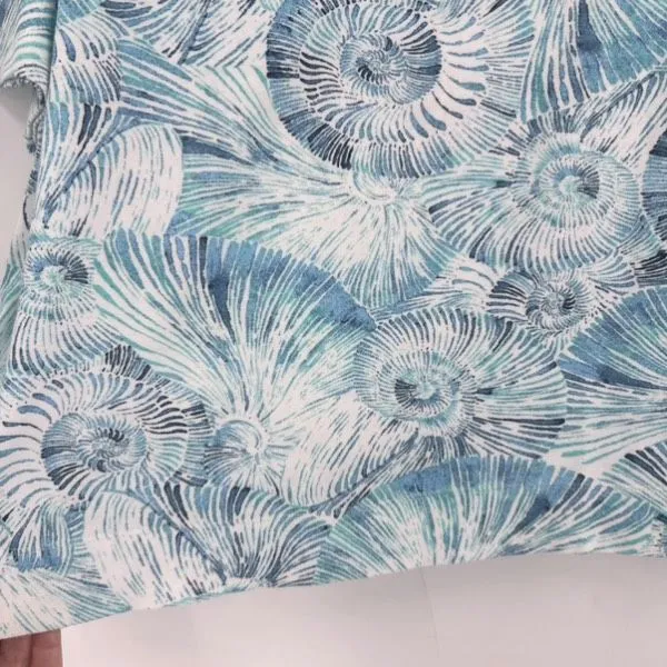 Chico's Seashell Print Pima‎ Cotton Short Sleeve T-Shirt Size 3, XL Coastal - Image 4