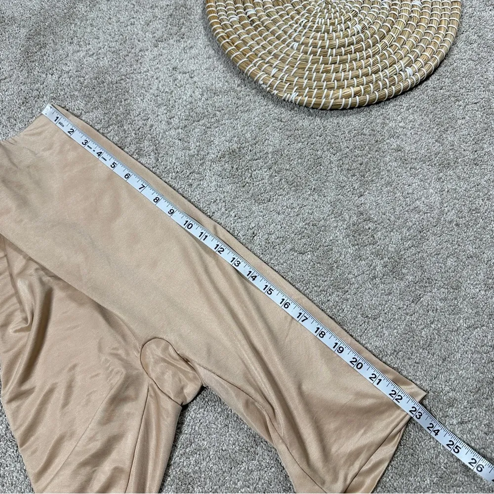 Spanx Womens Power Conceal-Her High-Waist Extended-Leg Shorts Mid Tights Tan M - Image 13