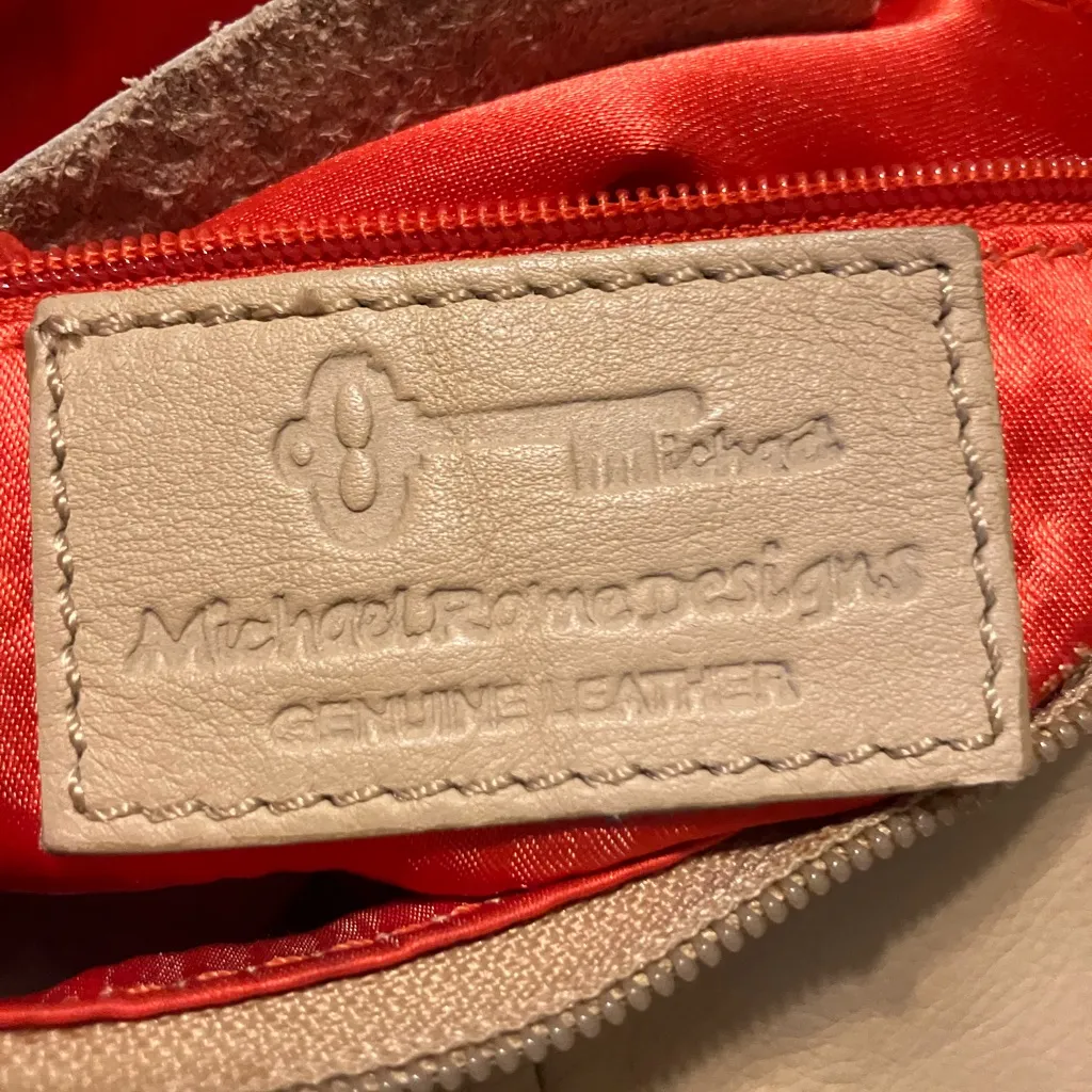Michael Rome Designs leather bag great condition barley used - Image 7