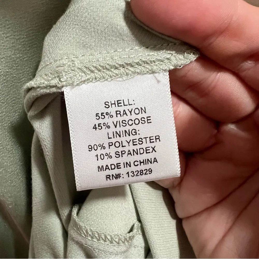 NEW NWOT  X Revolve Mikayla Strapless Maxi Gown In Sage Green - Image 11