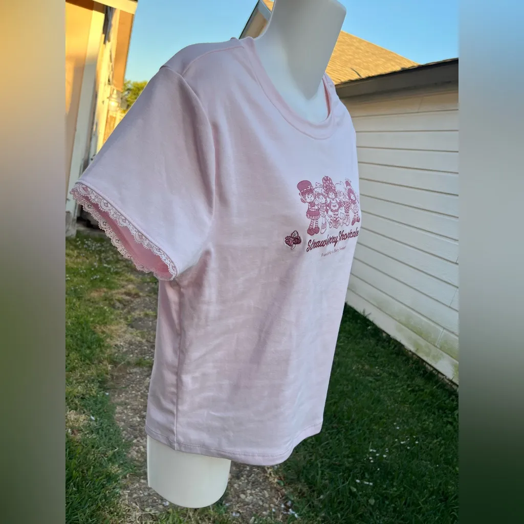 Strawberry Shortcake Pink Tee Size XL - Image 2